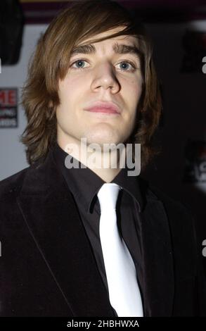 Pele from the Hives photographed at the NME Carling awards at PoNaNa in London. 1/2 length. Stock Photo