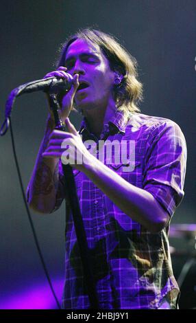 Incubus perform live on stage at the Carling Apollo in Hammersmith, London. Stock Photo