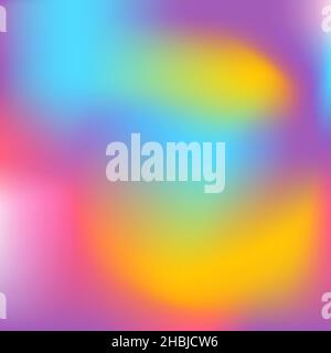 Abstract blur fluid shapes wave pattern, blurry wavy trendy background. Retro gradient texture graphic design vector template Copy space poster layout Stock Vector