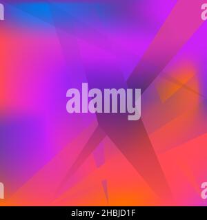 Abstract blur fluid shapes waves pattern, blurry wavy trendy background. Retro gradient geometric texture graphic design vector template. Copy space p Stock Vector