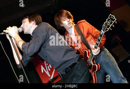 Brett Anderson and Bernard Butler ex Suede front men now of Indie