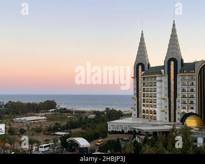 Delphin Imperial Hotel, Kundu, Aksu, Turkish Riviera, Province of Antalya, Mediterranean Region, Turkey Stock Photo