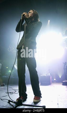 Ville Valo of Finnish goth-rock band HIM. Stock Photo