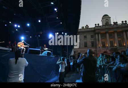 Corinne Bailey Rae performing. Stock Photo