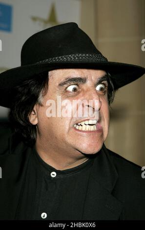 Jaz Coleman of Killing Joke arrives at the Classic Rock Awards at the Langham Hotel in London on November 6, 2006.  Entertainment Stock Photo