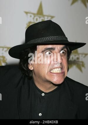 Jaz Coleman of Killing Joke arrives at the Classic Rock Awards at the Langham Hotel in London on November 6, 2006.  Entertainment Stock Photo