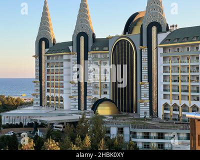 Delphin Imperial Hotel, Kundu, Aksu, Turkish Riviera, Province of Antalya, Mediterranean Region, Turkey Stock Photo