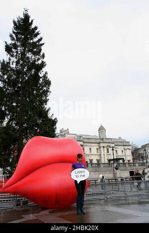 Javine Hylton raising awareness for disabled children at the Children's Society photocall, London. Stock Photo