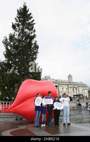 Javine Hylton raising awareness for disabled children at the Children's Society photocall, London. Stock Photo