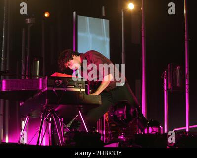 Keane perform live at Wembley Arena in London on February 28, 2007. Stock Photo