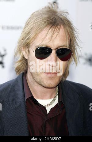 Rhys Ifans attends the launch of the 'All Tomorrow's Pictures,' exhibition at the Institute of Contemporary Arts in central London on May 30, 2007. Stock Photo