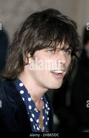 Jackson Scott attends the launch of the 'All Tomorrow's Pictures,' exhibition at the Institute of Contemporary Arts in central London on May 30, 2007. Stock Photo