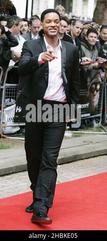 Will Smith arrives for the UK Film Premiere of Hancock at the Vue West End, London Stock Photo