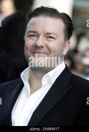 Ricky Gervais arrives at the World Premiere of "Night at the Museum 2