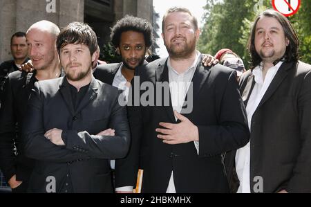 Elbow arrives at the 54th Ivor Novello Awards at the Grosvenor House, Park Lane London Stock Photo