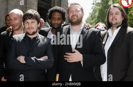 Elbow arrives at the 54th Ivor Novello Awards at the Grosvenor House, Park Lane London Stock Photo