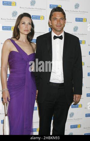 Dougray Scott and Claire Forlani, at the Langham Hotel relaunch party  London, England - 10.06.09 Stock Photo - Alamy