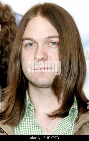 Kasabian are nominated for their album, West Ryder Pauper Lunatic Asylum during the 2009 Barclaycard Mercury Prize nominations announcement at the Hospital Club in central London. Stock Photo