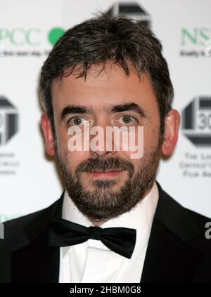 Simon Blackwell writer of In the Loop arrives at The London Critics' Circle Film Awards at the Landmark Hotel, London. Stock Photo