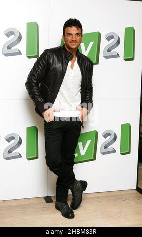 Peter Andre Launches new series of Peter Andre - The Next Chapter. ITV,at Soho Hotel, London Stock Photo