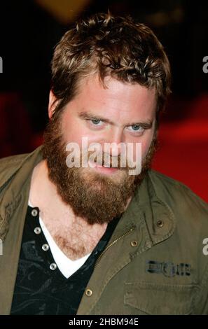 Ryan Dunn attends the UK Film Premiere of 'Jackass 3D at the BFI IMAX in London. Stock Photo