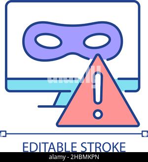 Rootkit RGB color icon Stock Vector
