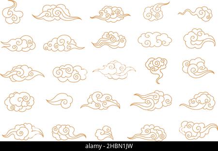 Chinese clouds color seamless pattern Royalty Free Vector , #AD, #color,  #seamless, #Chinese, #clouds #AD | Cloud tattoo, Cloud tattoo sleeve, Tattoo  background