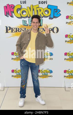 Rome, Italy. 20th Dec, 2021. Luigi Calagna attends at the photocall of the movie Me contro Te Persi nel tempo at the Le Meridien Visconti Hotel. (Photo by Mario Cartelli/SOPA Images/Sipa USA) Credit: Sipa USA/Alamy Live News Stock Photo