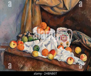 Still Life (Nature morte) (ca. 1892-1894) by Paul Cézanne. Stock Photo