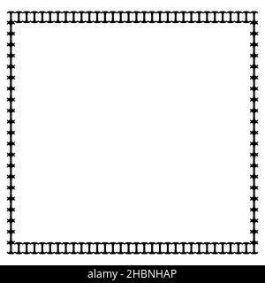 Social media poster ornament frame icon. Simple style company big sale ornament poster background symbol. logo design element. Stock Vector