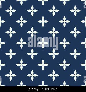 Square seamless background pattern from cross or plus geometric shapes. Ornament can be used for gift wrapping paper, pattern fills Stock Vector