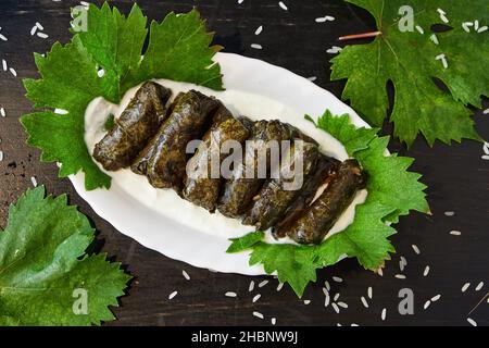 traditional arab food. Dolma Stock Photo