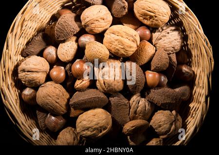 Mixed Nuts Stock Photo