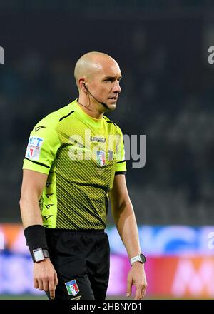 Turin, Italy. 19th Dec, 2021. Michael Fabbri referee of during the Serie A 2021/22 match between Torino FC and Hellas Verona FC at Olimpico Grande Torino Stadium on December 19, 2021 in Turin, Italy Photo ReporterTorino Credit: Independent Photo Agency/Alamy Live News Stock Photo