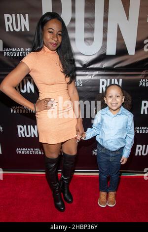 Century City, USA. 19th Dec, 2021. Tiana Boothe attends 'Run' Los Angeles Premiere at WeWork Theater, Century City, CA on December 19, 2021 Credit: Eugene Powers/Alamy Live News Stock Photo