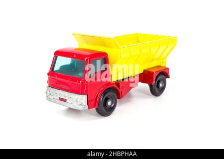 Lesney Products Matchbox model toy car 1-75 series no. 70 Ford Grit Spreading Truck Stock Photo