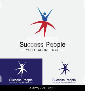 Success People Logo Vector Design Template Stock Vector Image & Art - Alamy