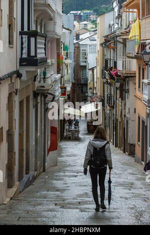 Viveiro old town, Lugo province, Region of Galicia, Spain, Europe Stock Photo