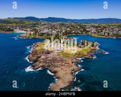 Kiama from the air Stock Photo