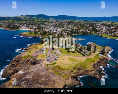 Kiama from the air Stock Photo