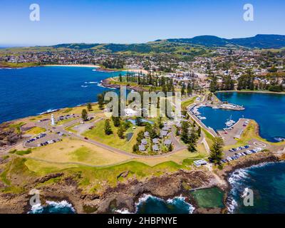 Kiama from the air Stock Photo