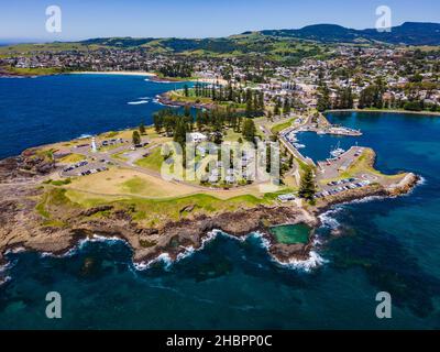 Kiama from the air Stock Photo