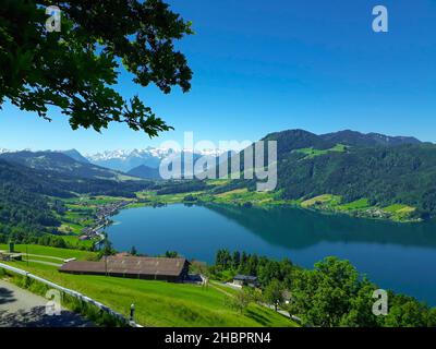 Aegerisee ZG Stock Photo