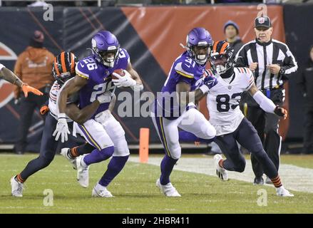 Chicago, USA. Chicago, IL, USA. 8th Jan, 2023. Minnesota Vikings #26 Kene  Nwangwu runs with the