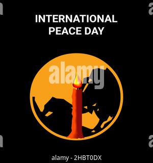 International Peace Day Vector Design. eps 10 Stock Vector