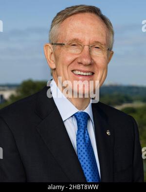 Senator Harry Reid of Nevada, minority whip of the US Senate at the ...