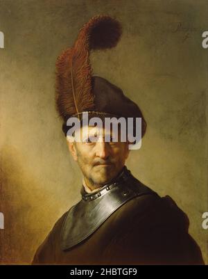 Rembrandt - An Old Man in Military Costume (1630 31 Stock Photo - Alamy