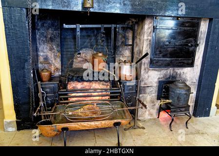 Kitchen of Culzean Castle - Maybole in Ayrshire Scotland, United Kingdom. 22nd of July 2021 Stock Photo