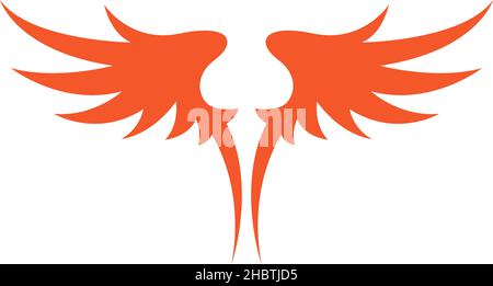 Phoenix logo icon design template vector illustration Stock Vector