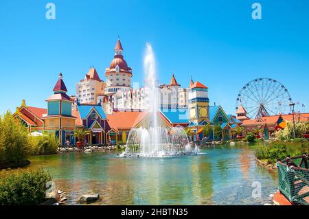 Sochi, Russia - June 1 , 2021: Sochi theme park on the territory of Sirius  Stock Photo